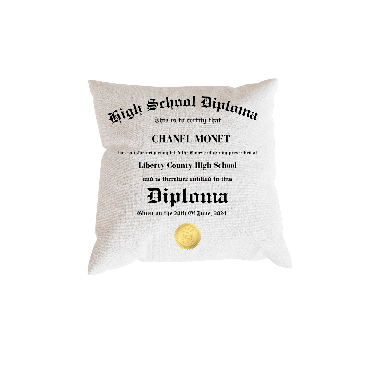 Diploma Pillow