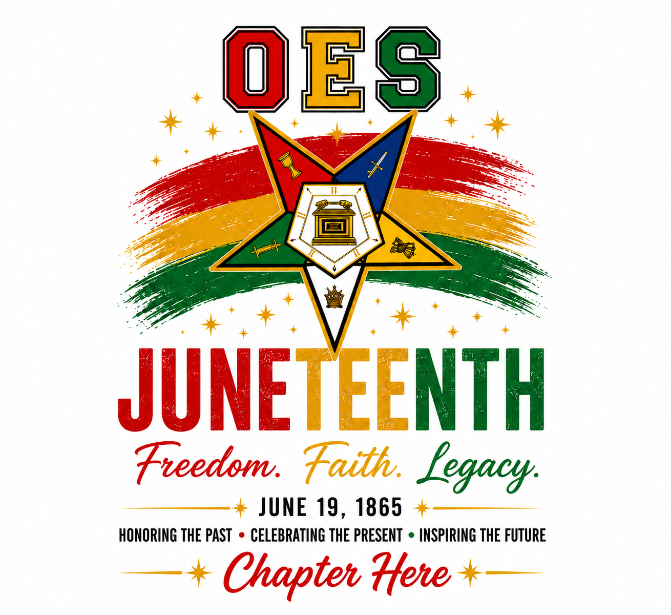 Order of the Eastern Star Celebration T-Shirt