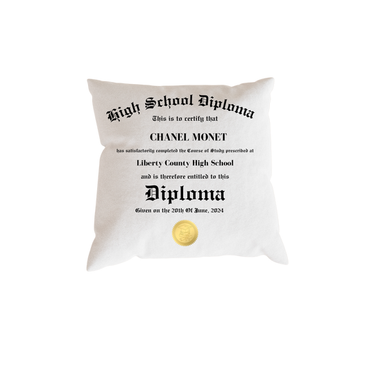 Diploma Pillow